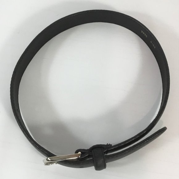 Black Faux Leather Belt Child - Picture 2 of 3